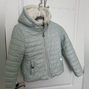 Michael Kors Kids Light Blue Puffer Jacket